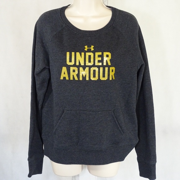 under armour hoodless sweatshirts